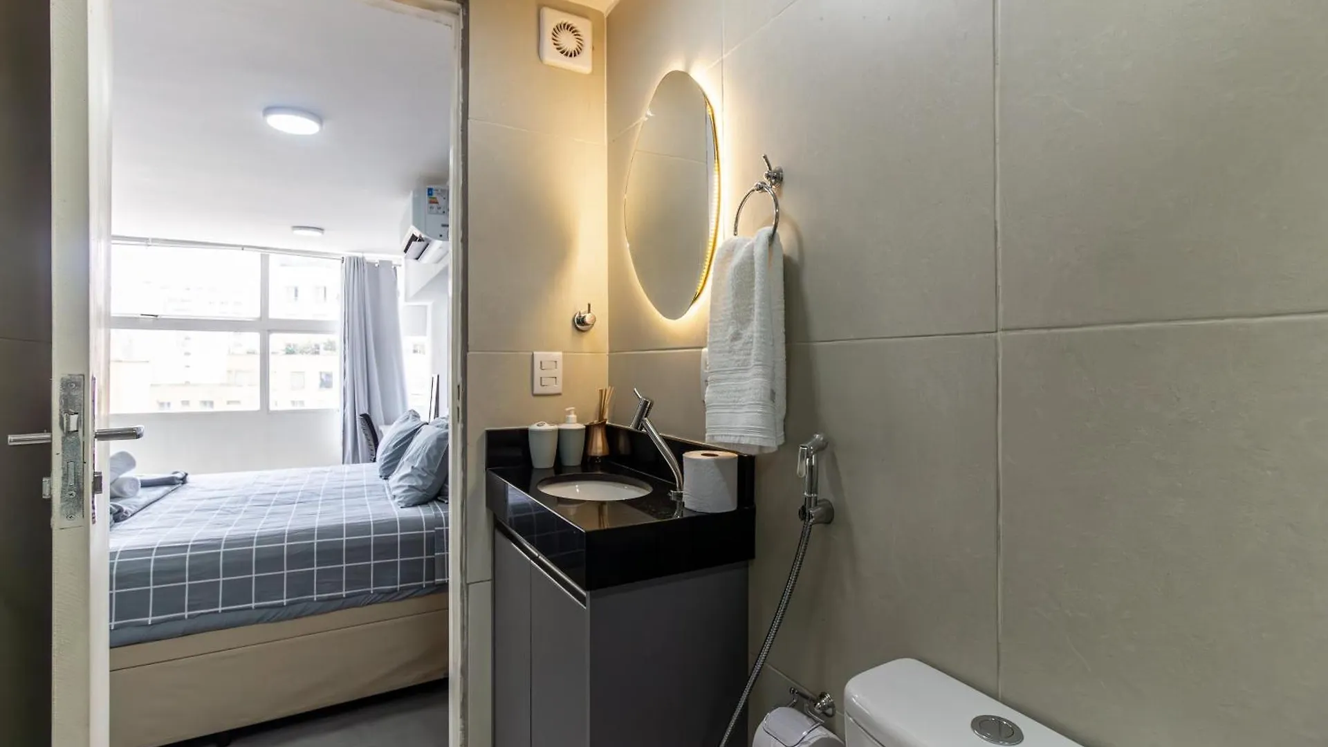 Apartament 1722 - Mirante Do Vale - Sala Cinza São Paulo Brazylia